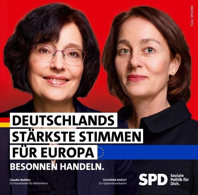 Interview mit Claudia Walther – SPD-Kandidatin für das EU-Parlament